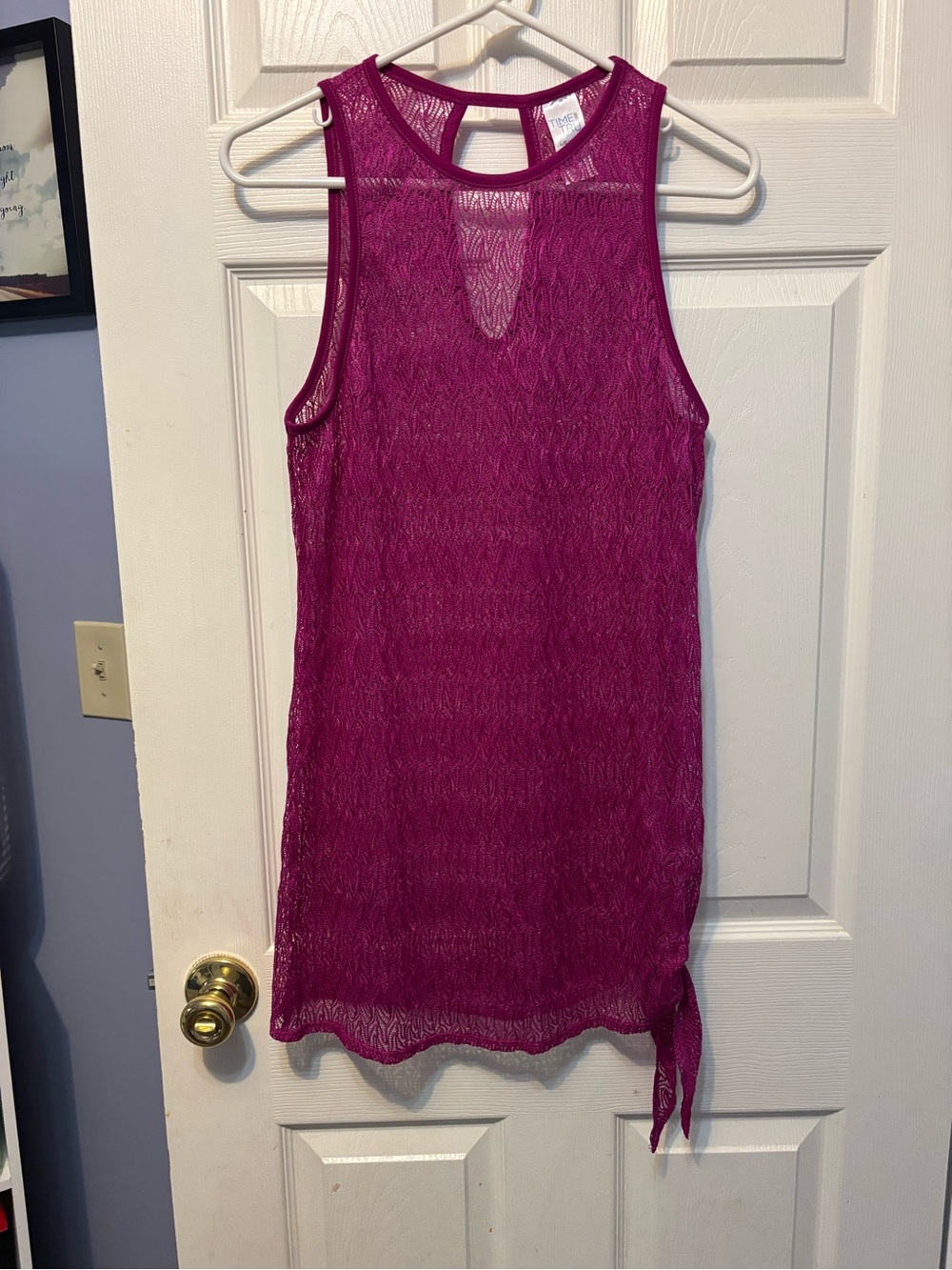 Women’s Magenta Swim Cover Up - Large